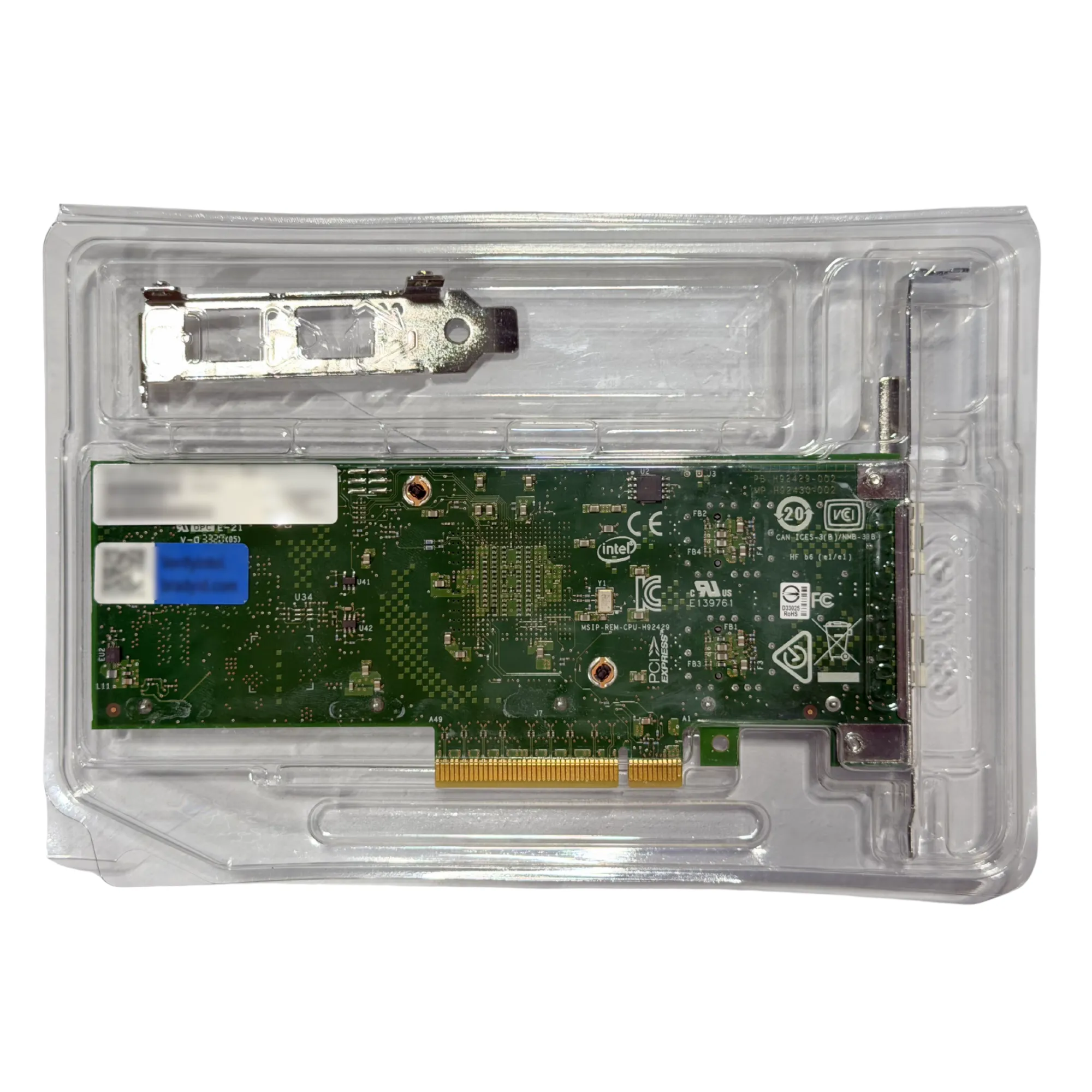 Сетевая карта Altos BrainSphere R380F6, R380F7, R360F6, R365F7, R385F7 2-port Intel 10GbE SFP+ Adapter Card OEM (SC.31911.01D)