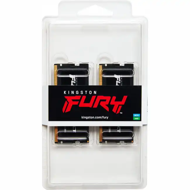 Оперативная память для ноутбука Kingston Fury Impact, DDR5 32 GB kit (2х16GB) (KF560S38IBK2-32)