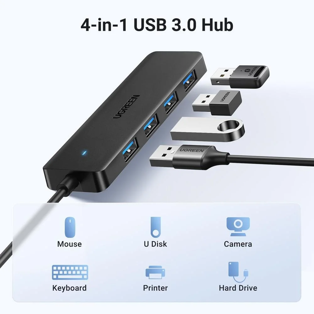  USB Хаб 3.0 4 port HUB, 1m CM219 (35574)