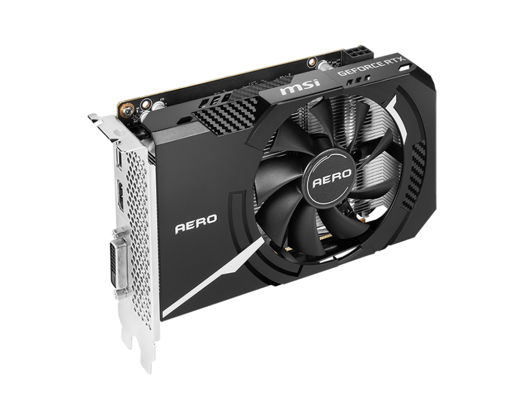 Видеокарта MSI GeForce RTX3050 AERO ITX 8G OC (RTX 3050 AERO ITX 8G OCV1)