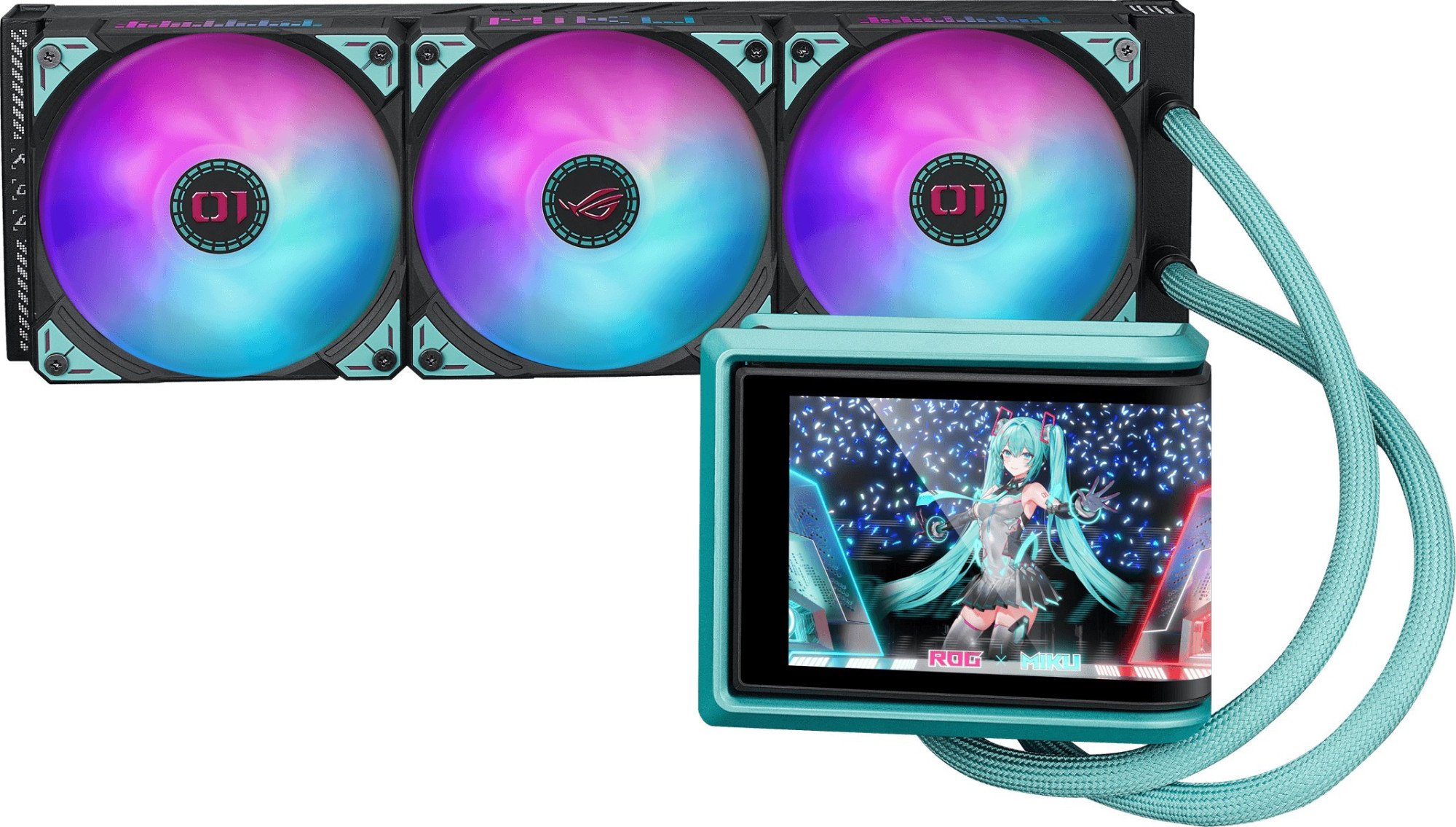 Система водяного охлаждения ASUS ROG RYUO IV 360 ARGB Hatsune Miku (ROG RYUO IV 360 ARGB MIKU)