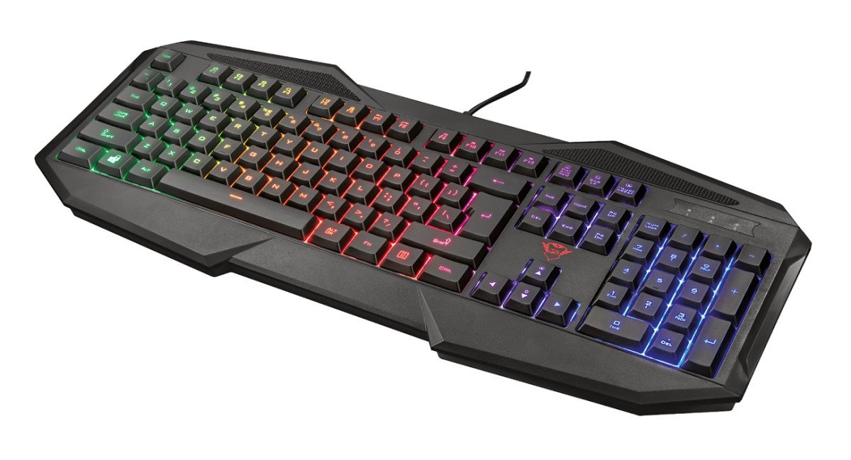 Клавиатура игровая Trust RU GXT830-RW AVONN GAMING KB черный (22511)