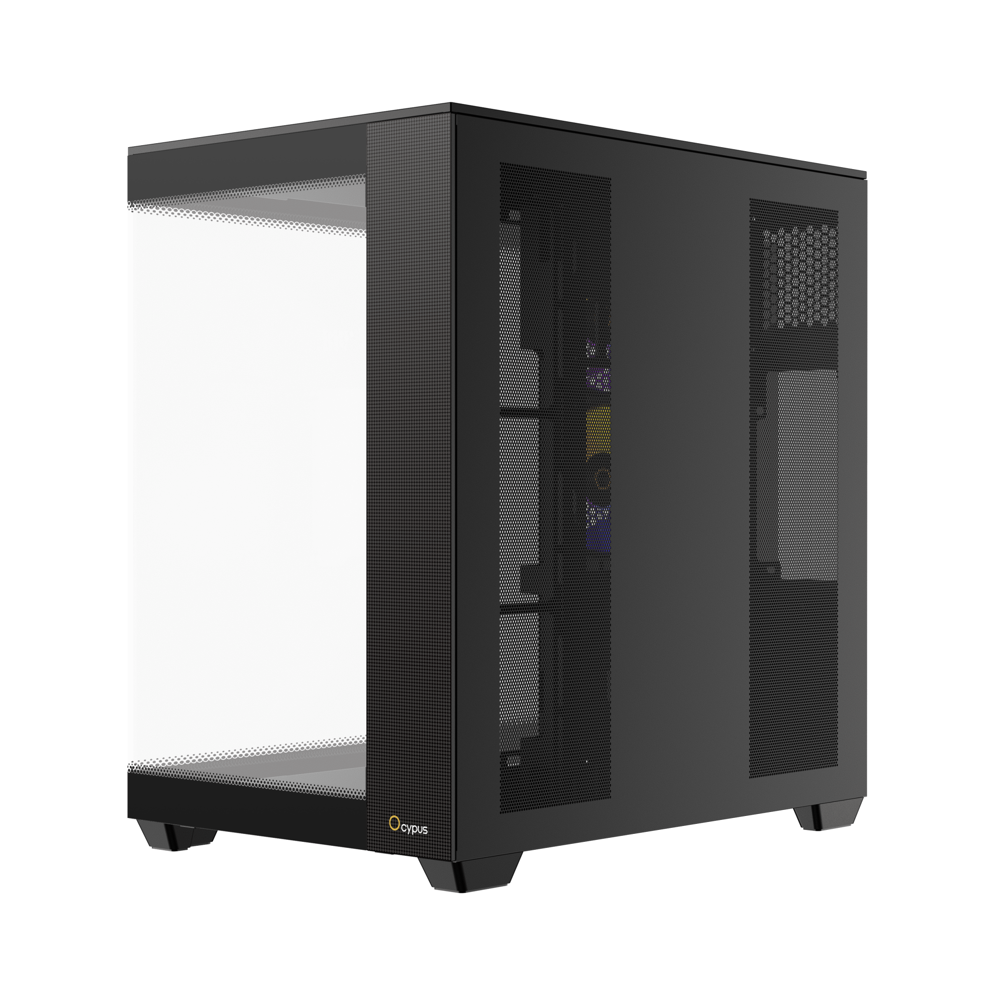 Корпус Ocypus Delta C74 BK ARGB - Черный (Delta-C74-BKD200XX-GL)