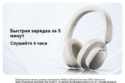 Наушники Philips TAH5519, White (TAH5519-WH)