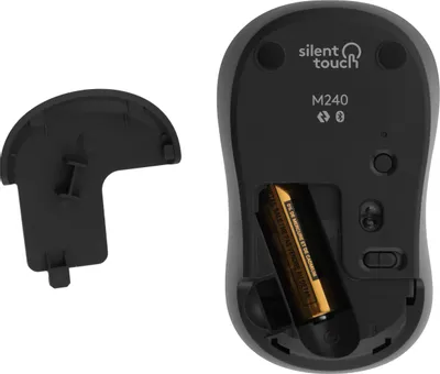 Мышь Logitech M240 Silent, Оптическая, Графит (910-007182)