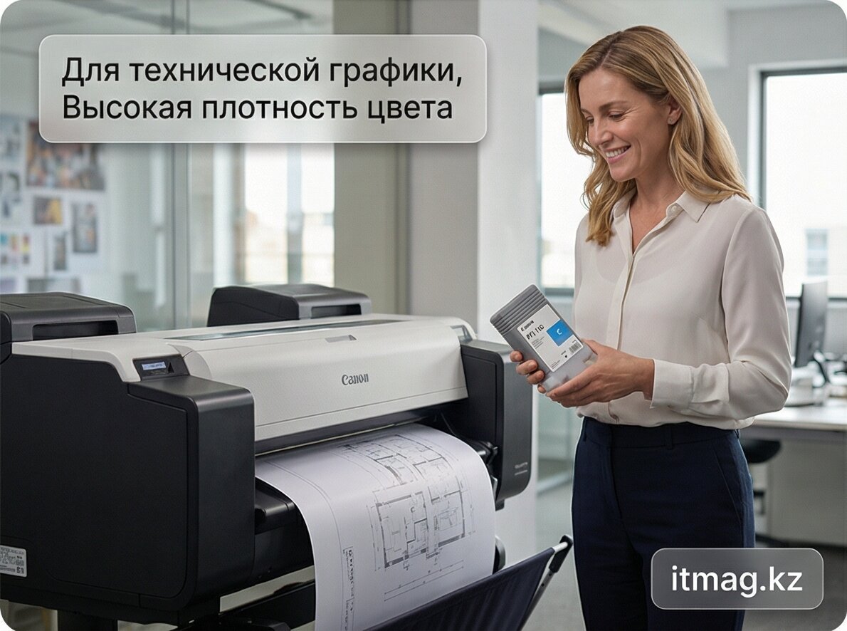 Чернильный картридж Canon PFI-110 Cyan (2365C001)