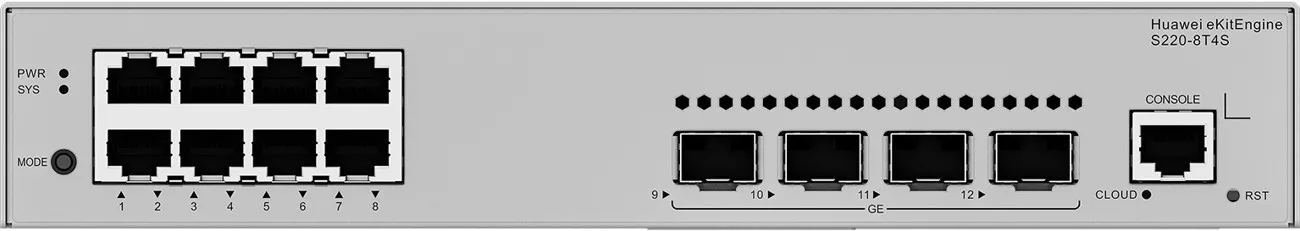 Коммутатор Huawei S220S-8P4JX (S220S-8P4JX) Коммутатор Huawei S220S-8P4JX (S220S-8P4JX)