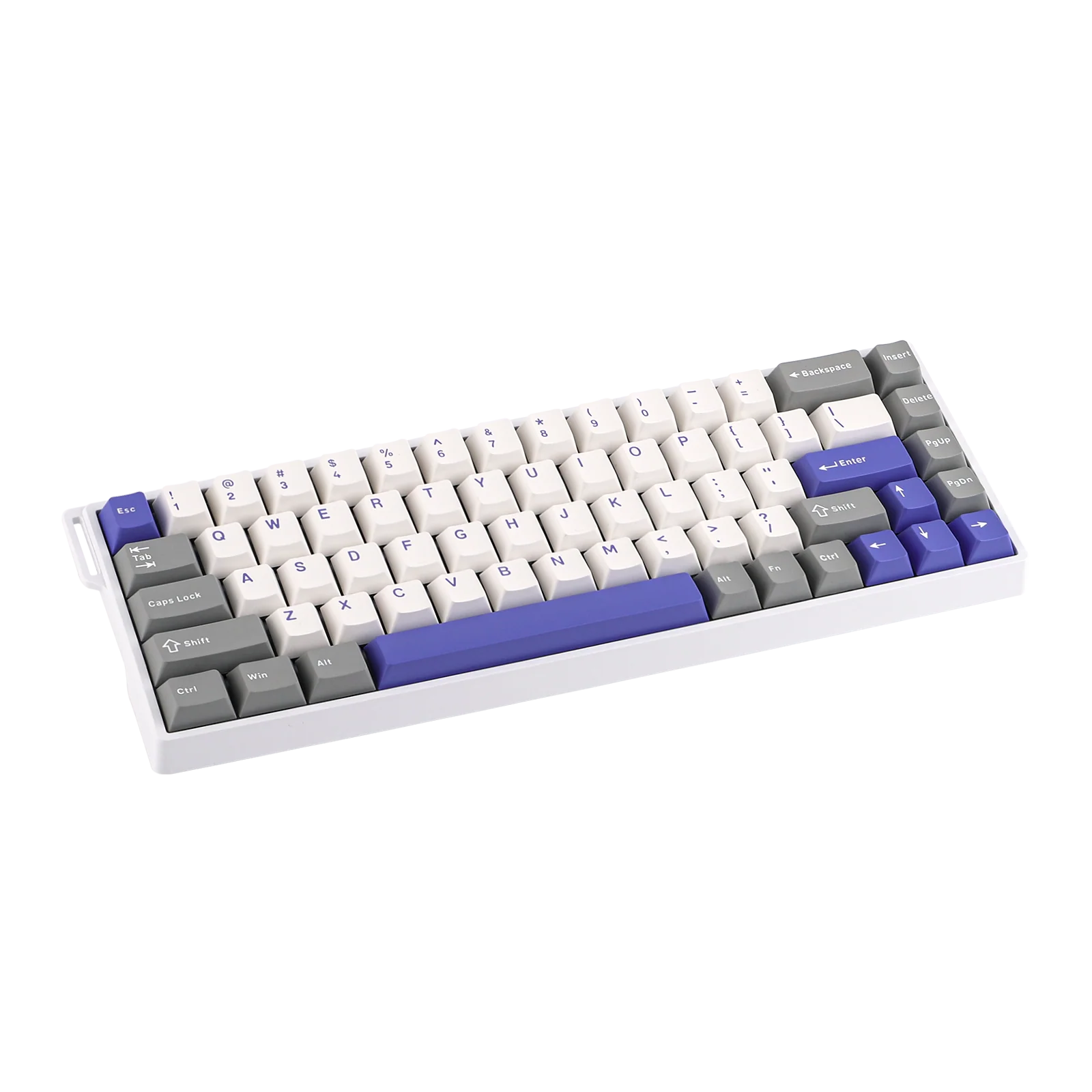 Клавиатура AULA WIN68, Magnetic, Gray Wood switch, White-Blue-Purple (WIN68HE MAX GWB)