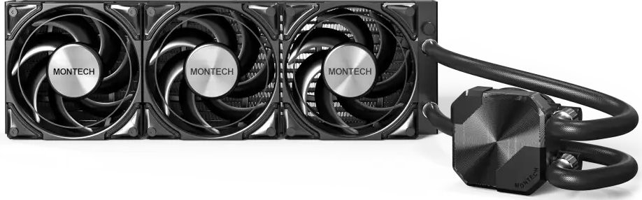Водяное охлаждение для CPU Montech HyperFlow Silent 360, Black (HyperFlow Silent 360 (B))