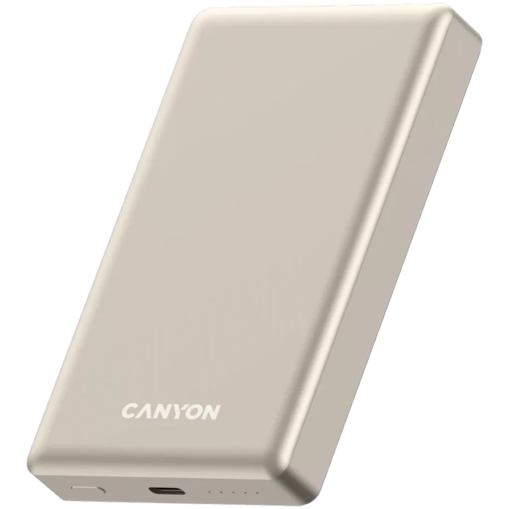 Powerbank CANYON 10000mAh OnPower 510 slim Magsafe PD20W Beige (CNS-CPB510BE)