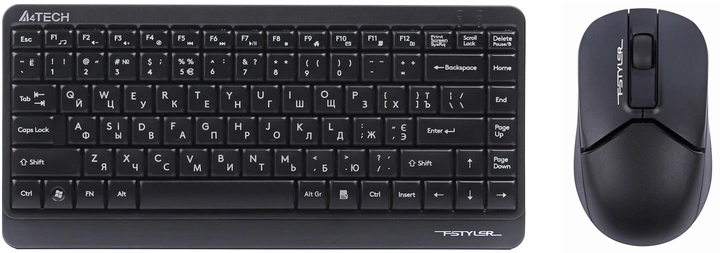 Клавиатура+ мышь A4Tech Fstyler FG1112, Black (FG1112 (BLACK))