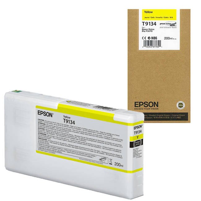 Картридж Epson SC-P5000 200ml Yellow желтый (C13T913400)