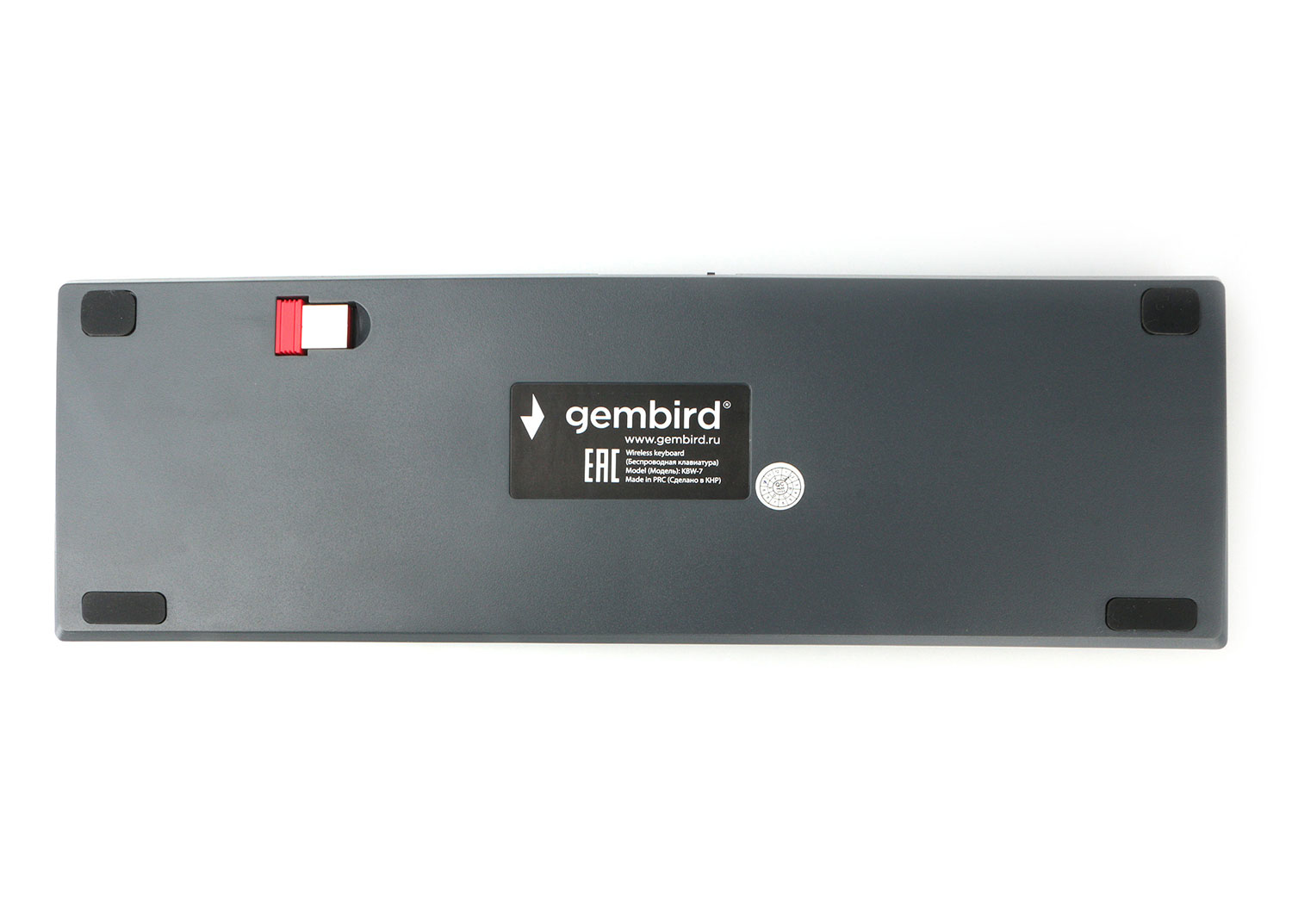 Клавиатура Gembird KBW-7, Grey (KBW-7-Grey)