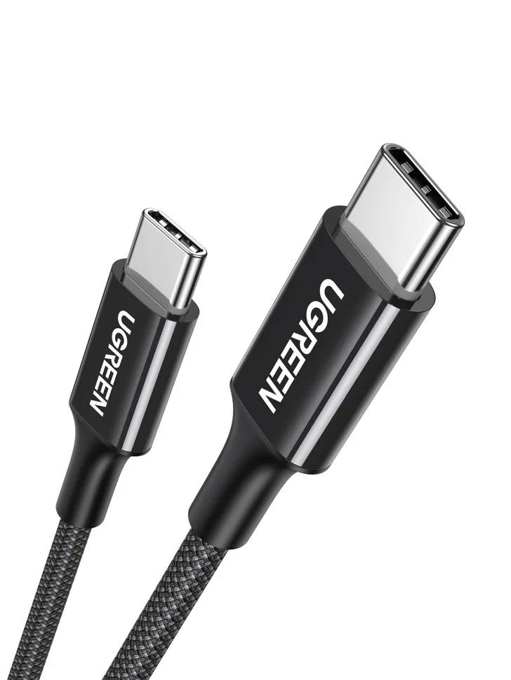 Кабель UGREEN USB C - USB C, 480Mbps, 3A, QC4.0/PD3.0, 60W, 1m, L501 (35254) 