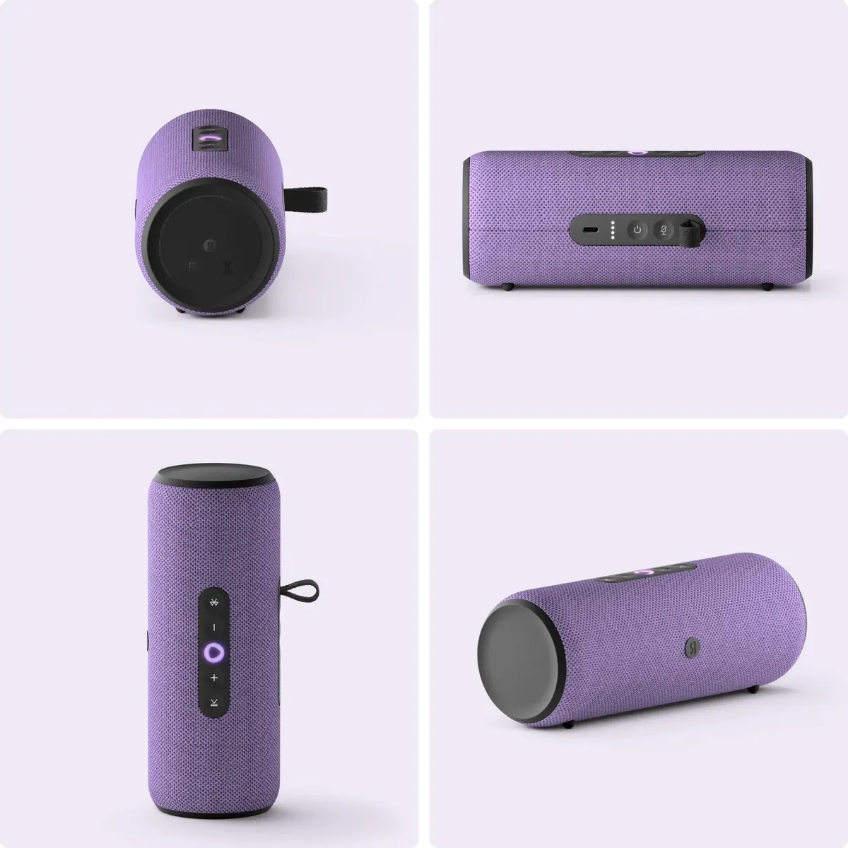 Портативная умная колонка Яндекс Станция Стрит с Алисой, 30 Вт, Фиолетовый (YNDX-00030VIO)