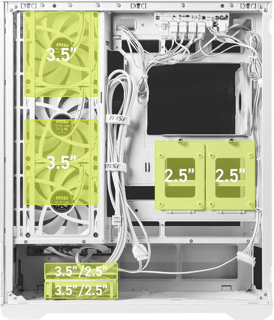 Компьютерный корпус MSI MAG PANO 110R PZ WHITE (MAG PANO 110R PZ WHITE)