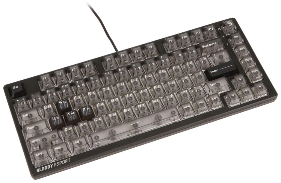 Клавиатура A4Tech Bloody MS76, MS Magnetic Switch - Stellar Black (MS76 STELLAR BLACK)