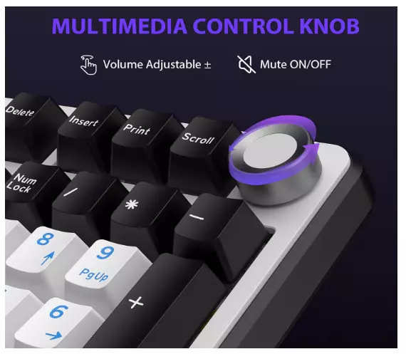 Клавиатура беспроводная Transformers TF-GK01, White (TF-GK01, White)