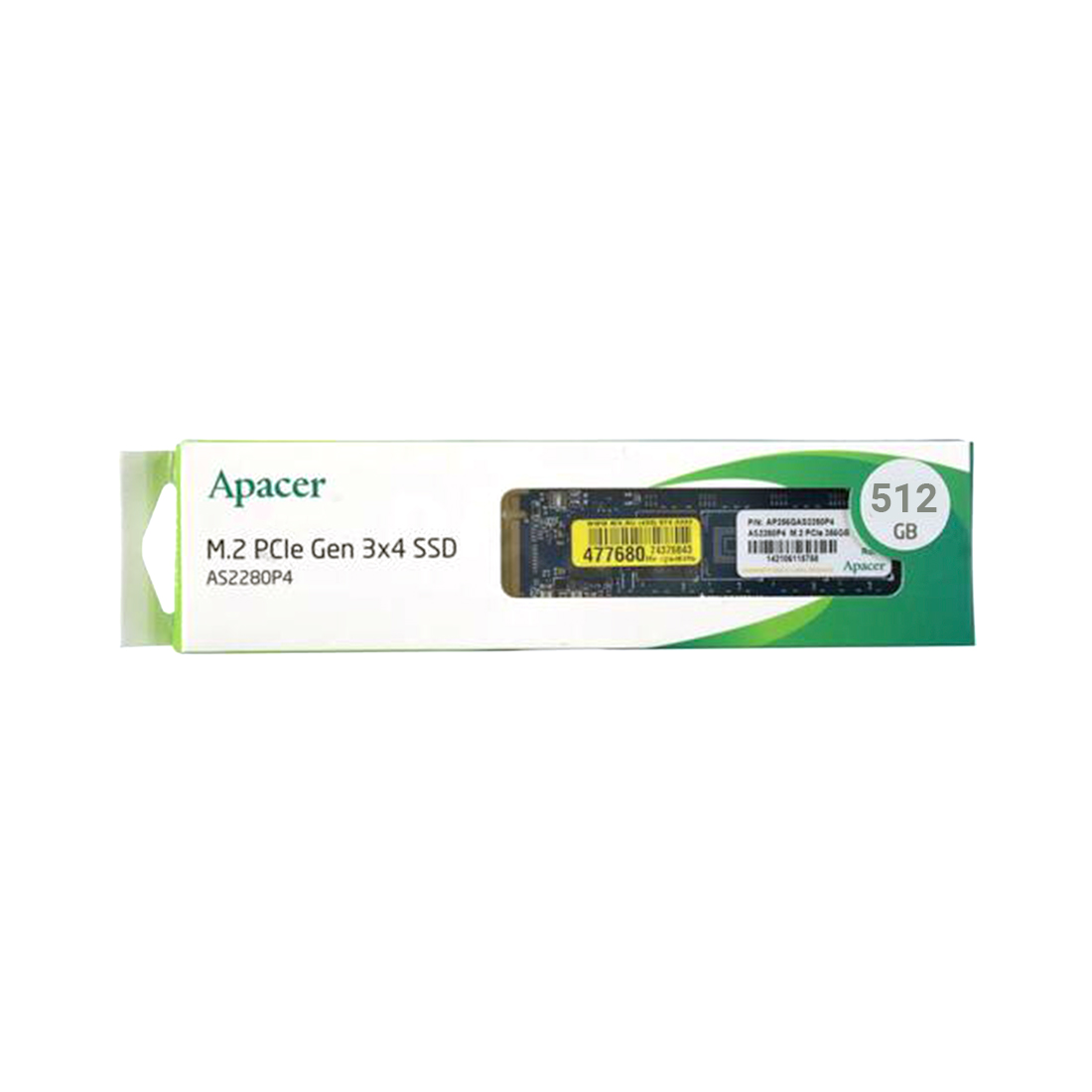 Твердотельный накопитель SSD 512 Gb M.2 PCIe Apacer AS2280P4  AP512GAS2280P4-1 (AP512GAS2280P4-1)