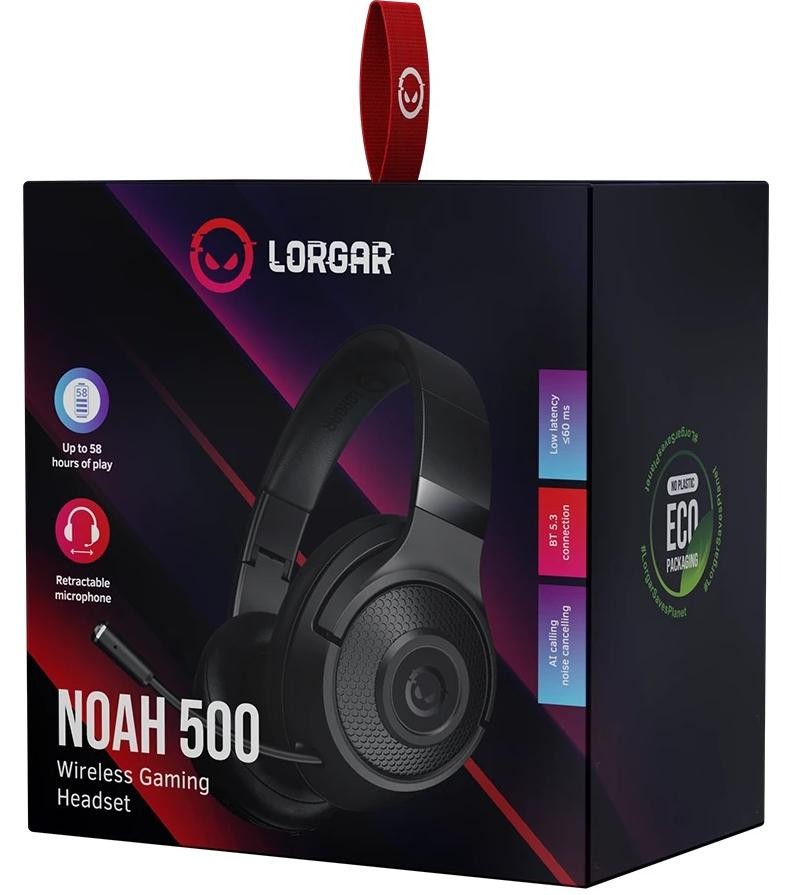 Наушники Lorgar Noah 500 - black (LRG-GHS500)