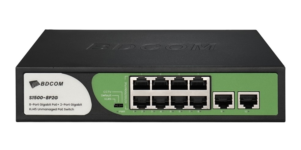 Коммутатор BDCOM S1500-8P2G (S1500-8P2G)