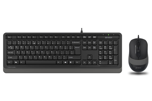 Клавиатура+мышь A4tech Fstyler F1010-GREY Fstyler USB (F1010-GREY Fstyler)