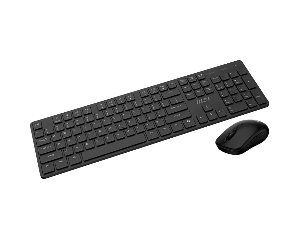 Комплект клавиатура + мышь MSI FORGE K200 WIRELESS COMBO Черный (FORGE K200 W COMBO)