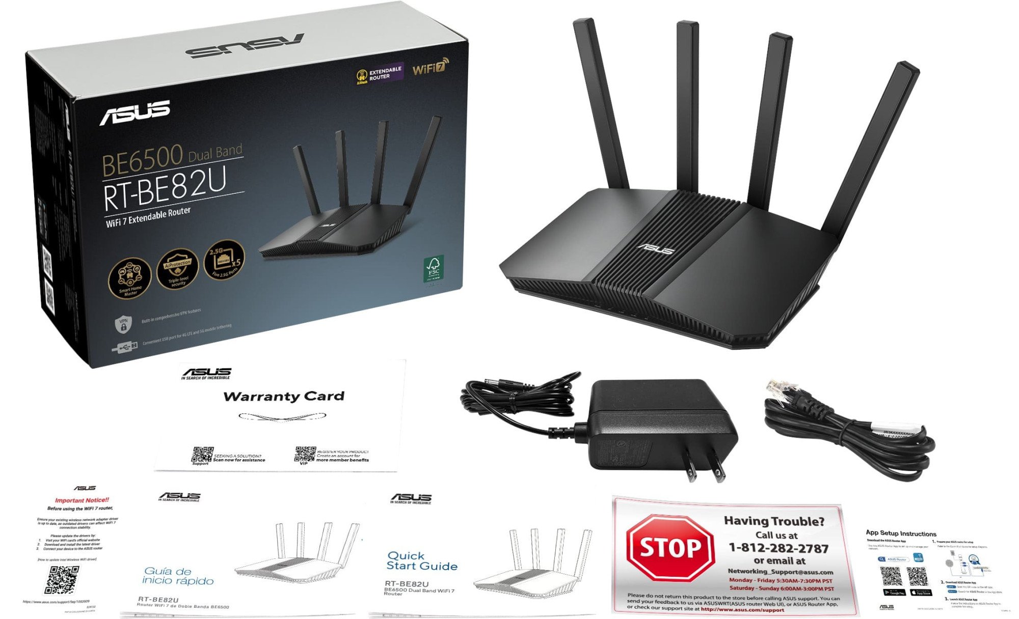 Маршрутизатор Asus RT-BE82U (90IG0990-MO9B00)