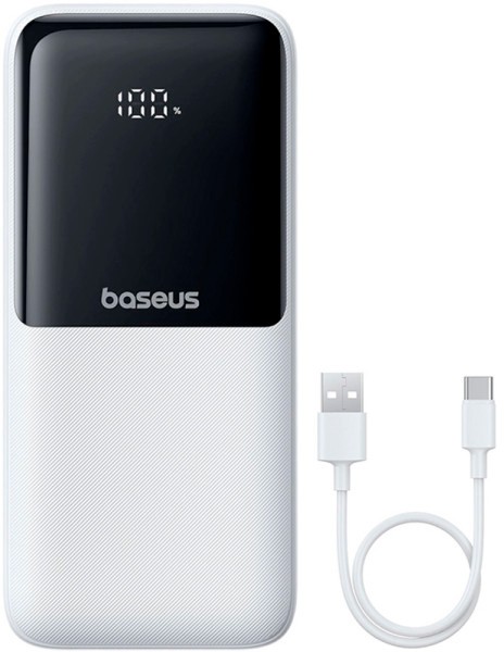 Портативный внешний аккумулятор Baseus Lipow, 20000mAh 22.5W - White (P10079102213-00)