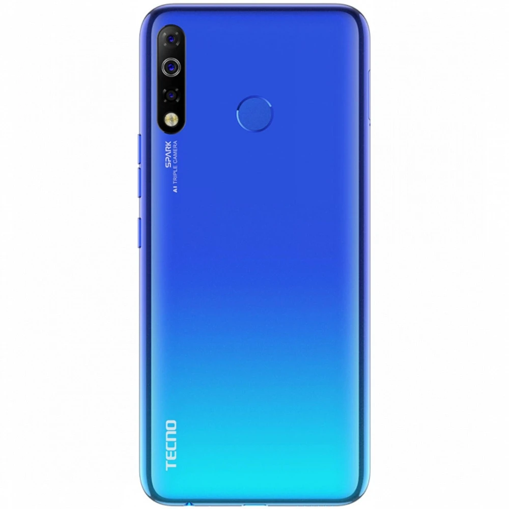 Смартфон Tecno Spark 4, 3/32GB, Vacation Blue (KC2/VACATION_BLUE 32GB)