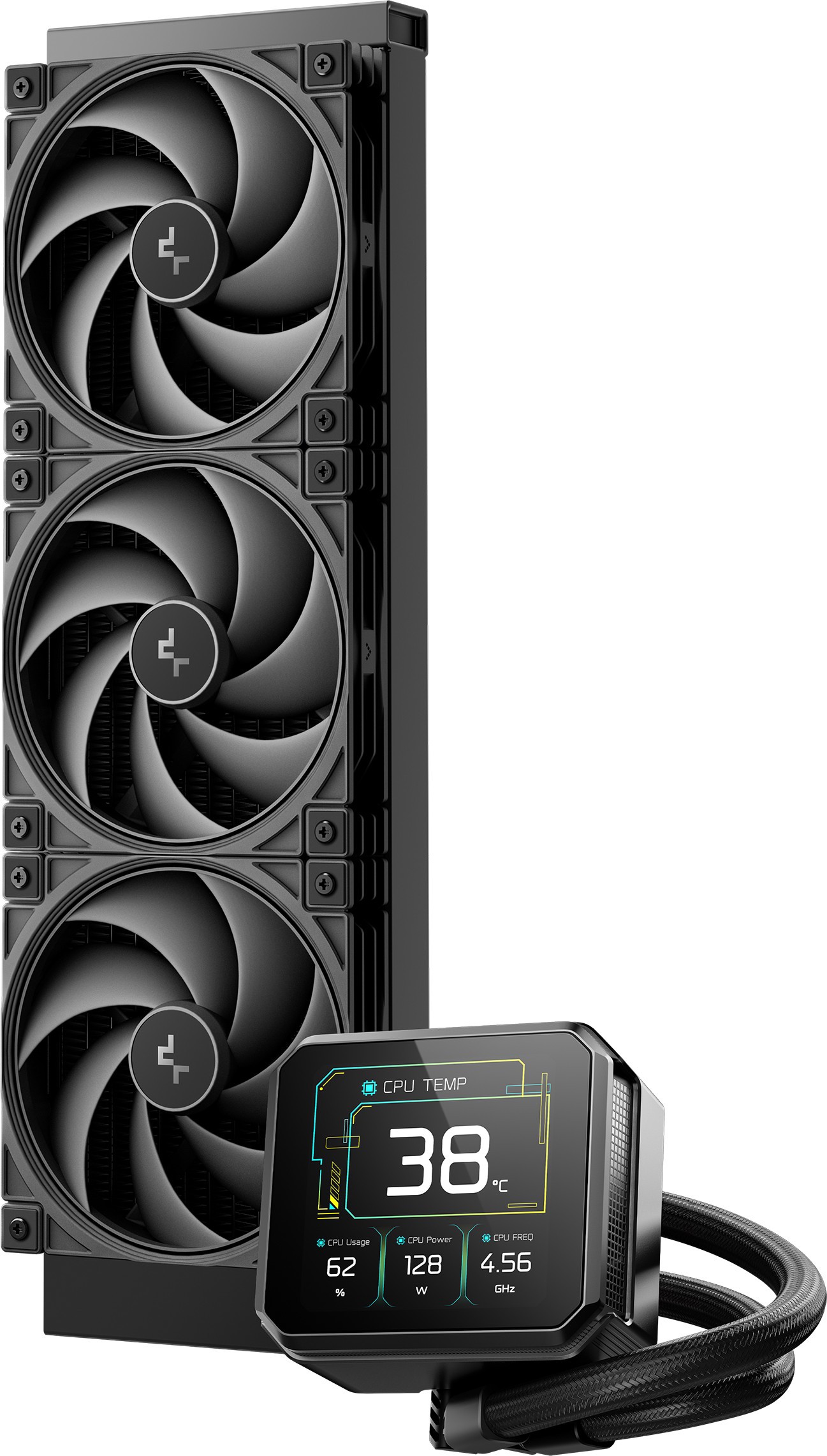 Кулер с водяным охлаждением Deepcool SPARTACUS 360 (R-SPT360-BKDSMP-G-1)