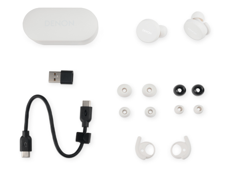 Наушники Denon PERL PRO AHC15PLWTEM БЕЛЫЕ (AHC15PLWTEM/W)