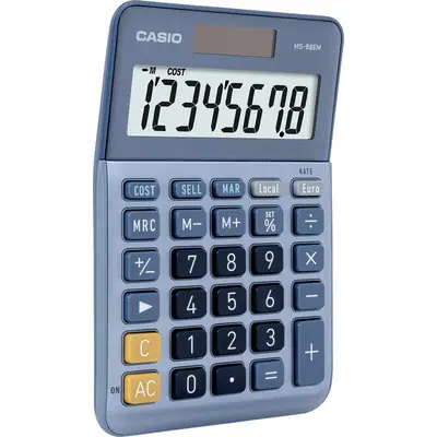Калькулятор настольный CASIO MS-88EM-W-EP (MS-88EM-W-EP)