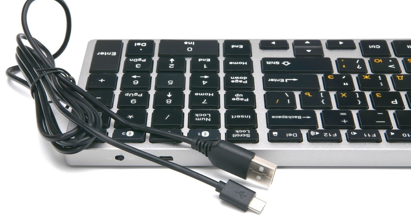 Клавиатура Gembird KBW-2 gray (KBW-2-gray)