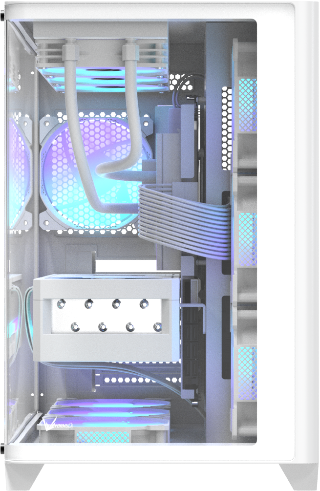 Компьютерный корпус Formula V Crystal U2 Floe White (Crystal U2 Floe White)