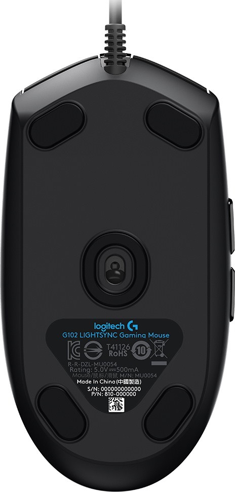 Мышь игровая Logitech G102 Lightsync, Black (910-005823)