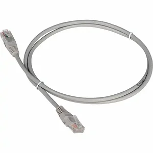 Патч-корд TWT FTP кат.5e, с заливными колпачками, 3.0 м, серый (TWT-45-45-3.0/S-GY)