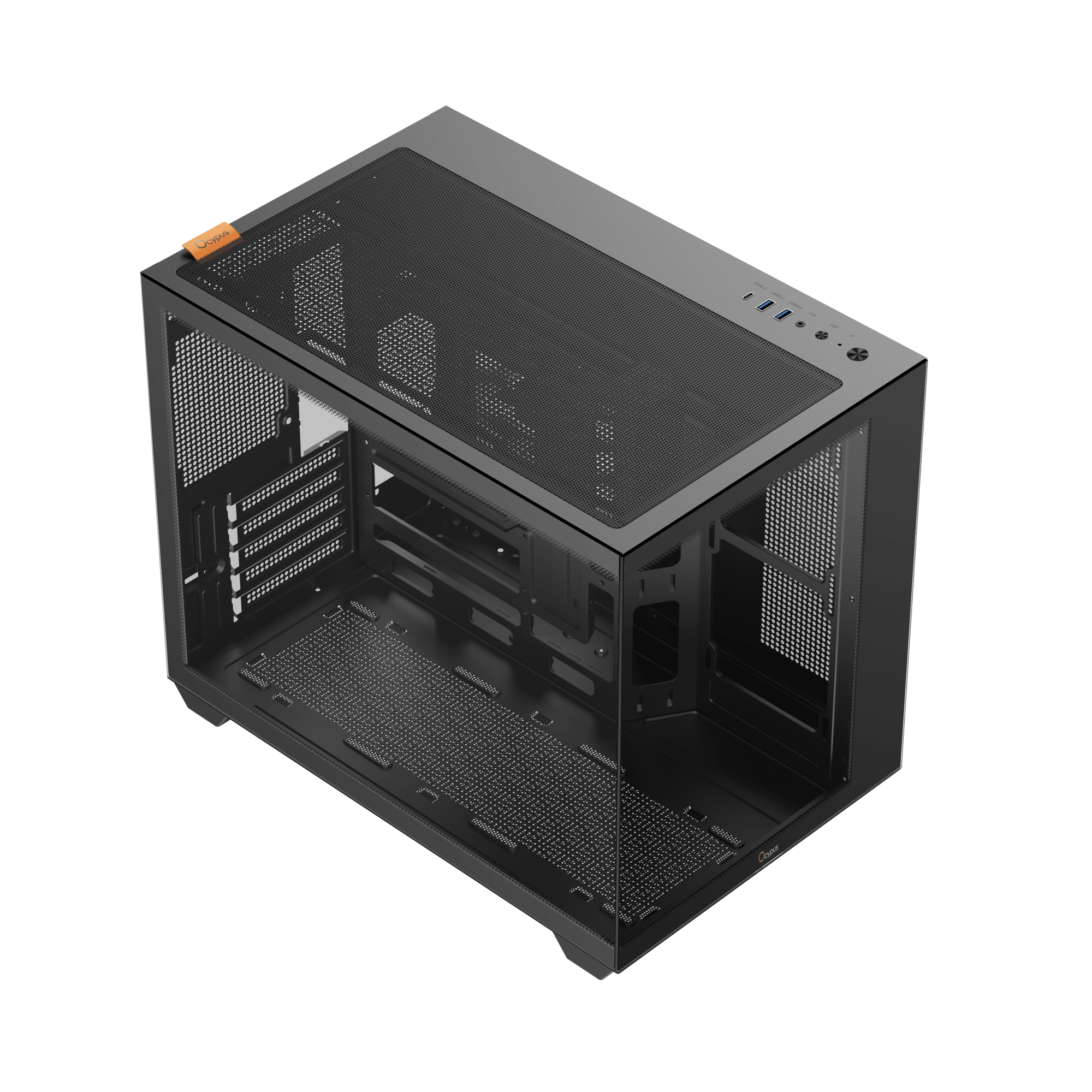 Корпус Ocypus Gamma C54 BK (Gamma-C54-BKD000XX-GL)
