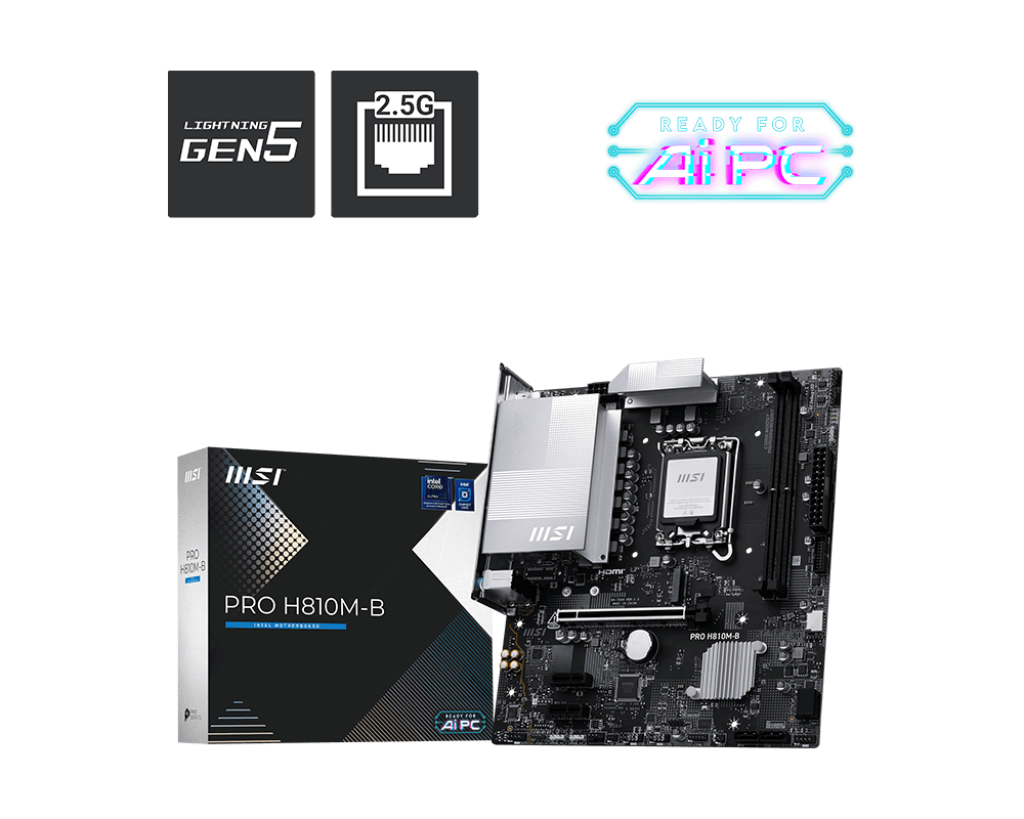 Материнская плата MSI PRO H810M-B (PRO H810M-B)