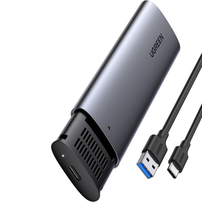 Корпус жесткого диска UGREEN M.2 B-Key Hard Drive with USB-C  to USB A cable 10903 (10903)
