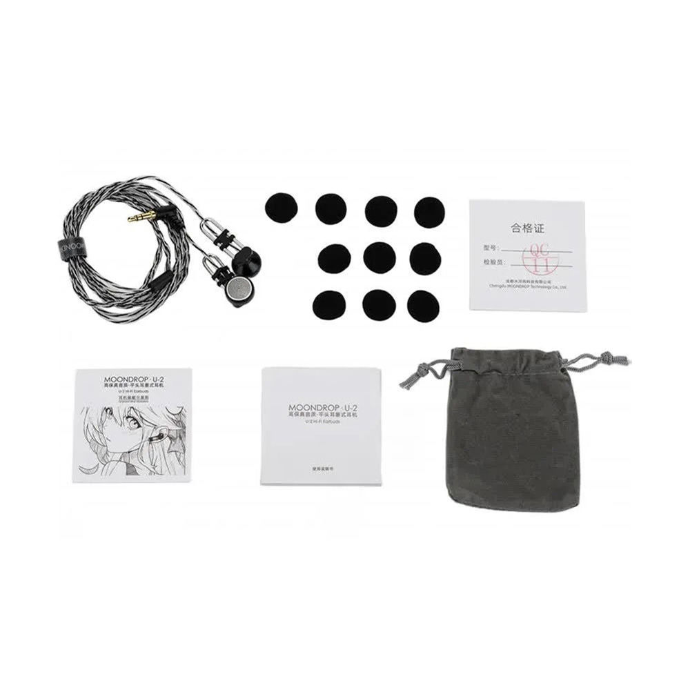 Наушники Moondrop U-2, Black (U-2)