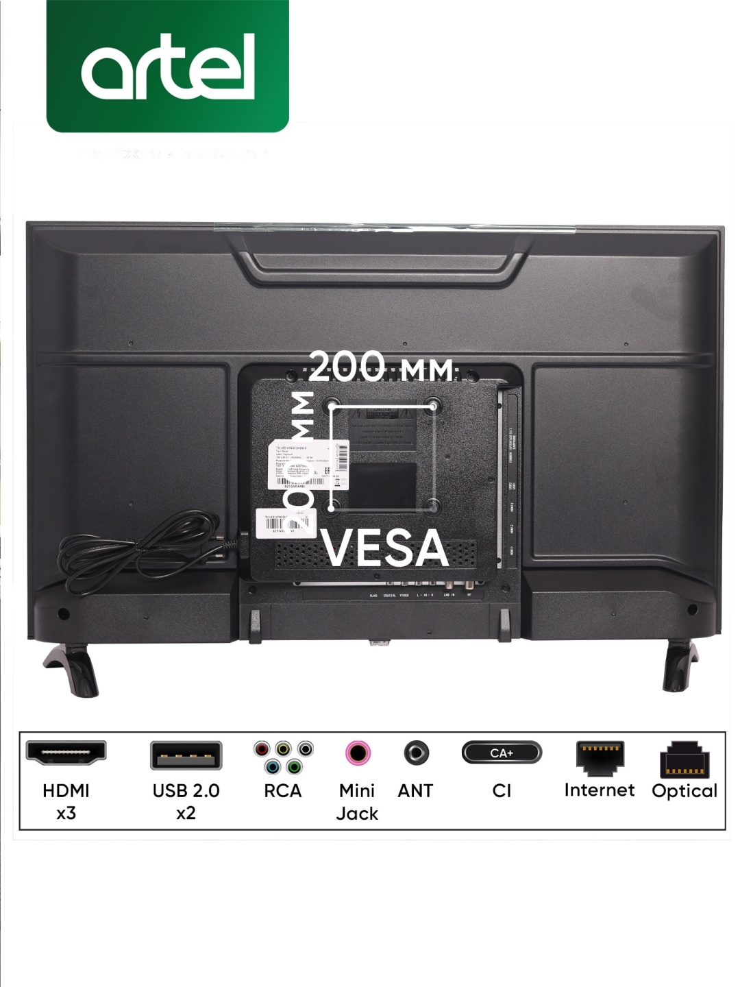 Телевизор Artel YA32LH5600 32" KZ (YA32LH5600)