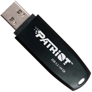 USB флеш-накопитель 64GB Patriot Xporter Core, USB 3.2, black (PSF64GXRB3U)