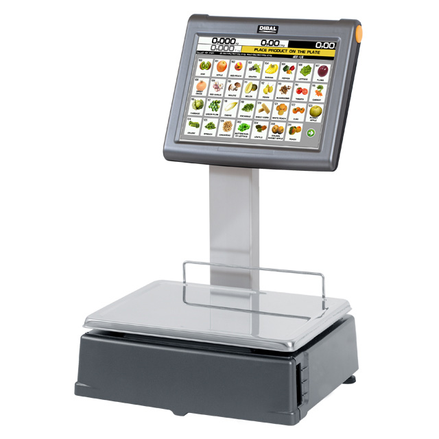 Весы DIBAL D955D  6/15 кг со стойкой основной экран 12" (F0000001520)