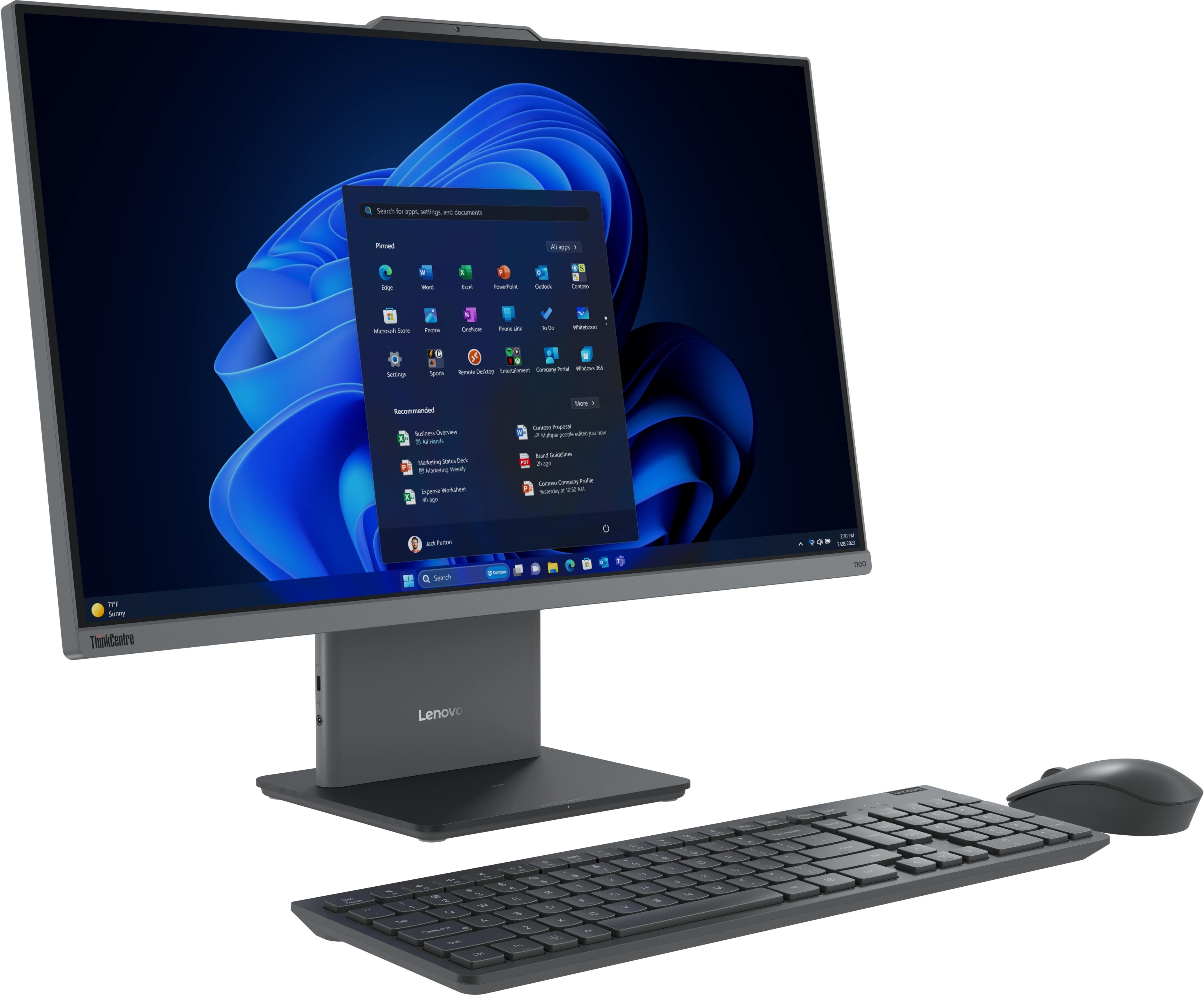 Моноблок Lenovo ThinkCentre Neo 50a Gen 5 27" (12SB000XRU)