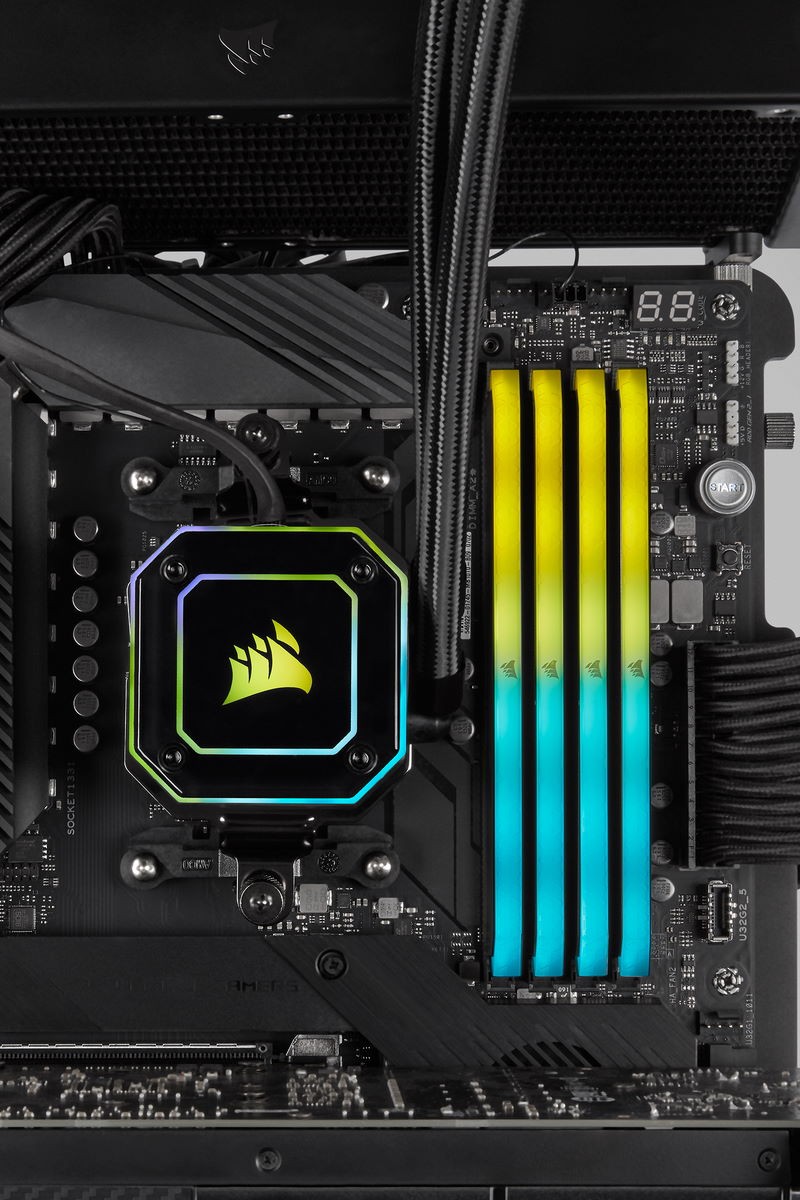 Оперативная память Corsair Vengeance RGB RS DDR4, 3200MHz 32GB (2x16GB) - Black (CMG32GX4M2E3200C16)