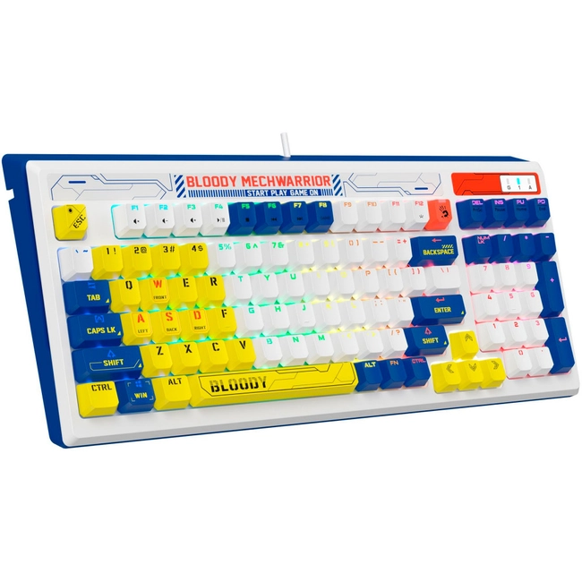 Клавиатура A4Tech Bloody B950 Blue, RGB-LED, Wired, Multimedia, Gaming RGB USB (B950/BLUE)