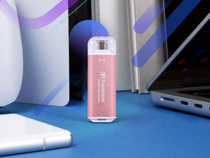 Внешний SSD USB Transcend ESD300P 512 GB pink (TS512GESD300P)