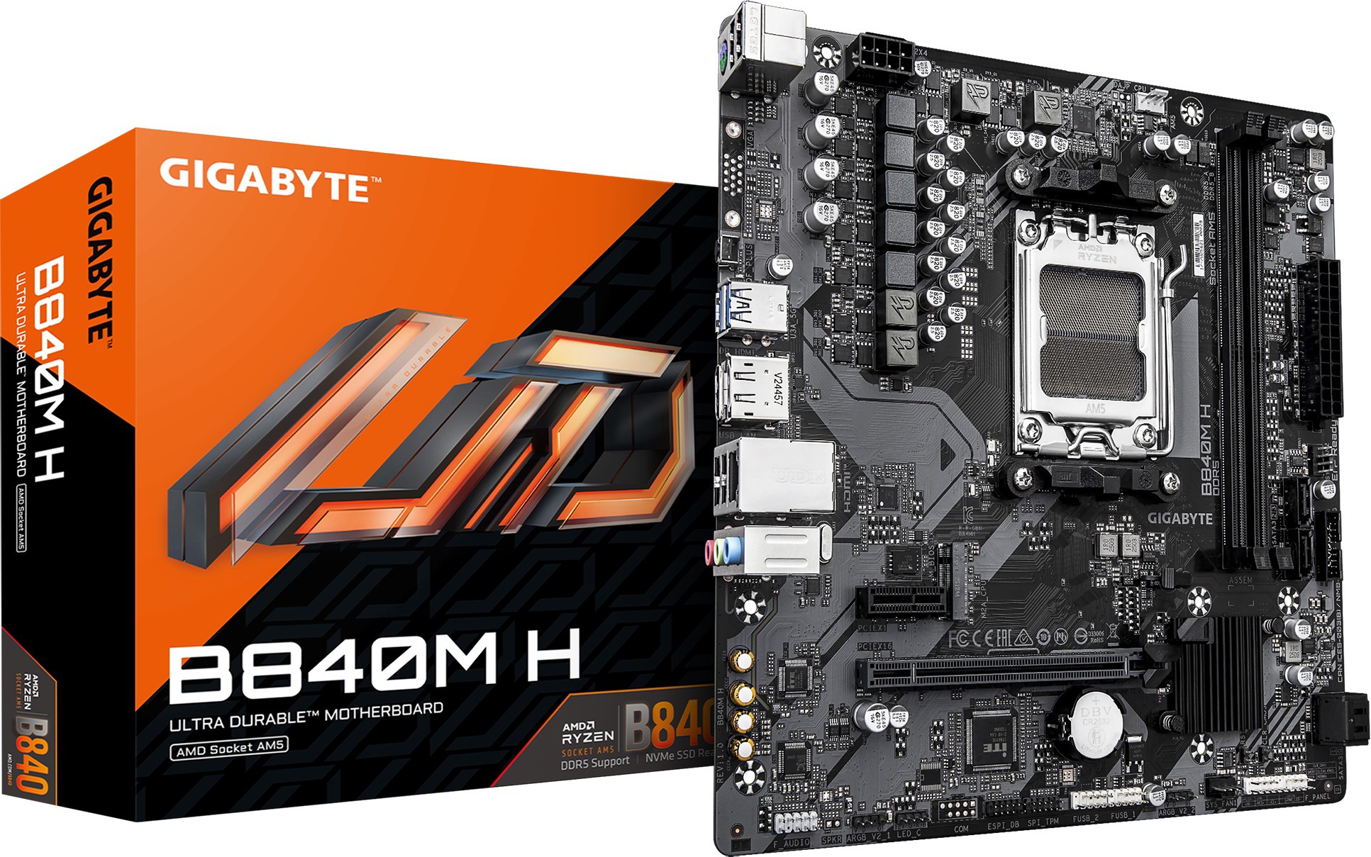 Материнская плата GIGABYTE B840M H (B840M H)