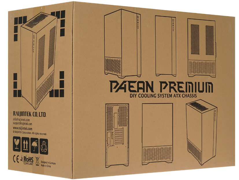 Корпус Raijintek Paean Premium White (0R20B00209)